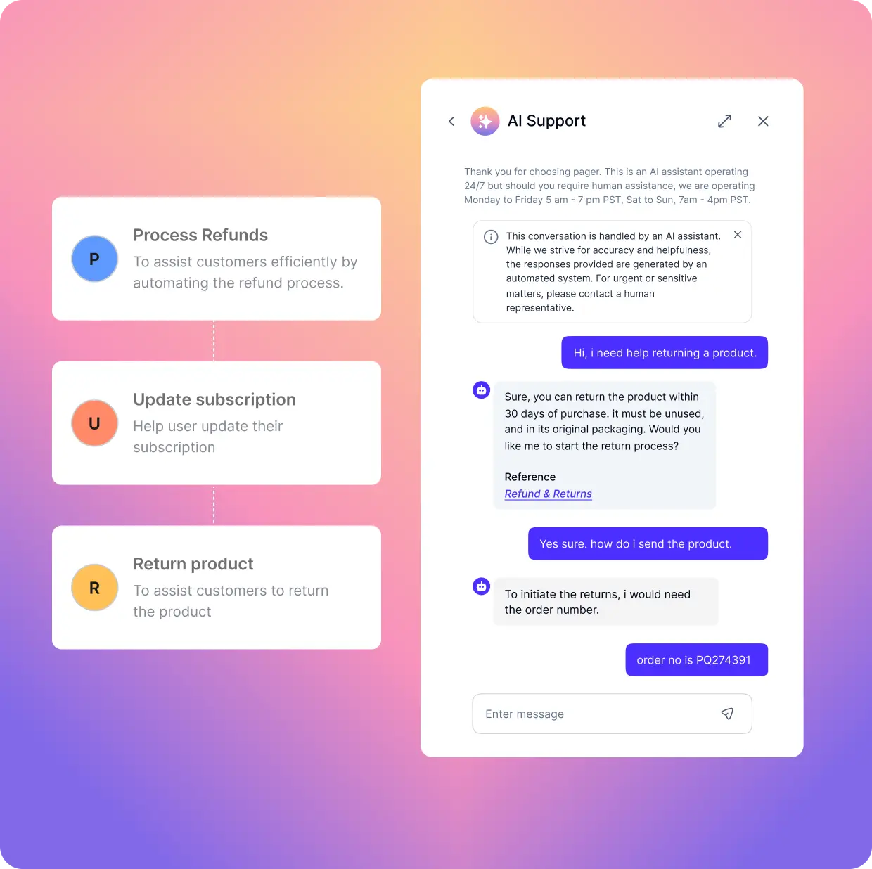 24/7 chat automation