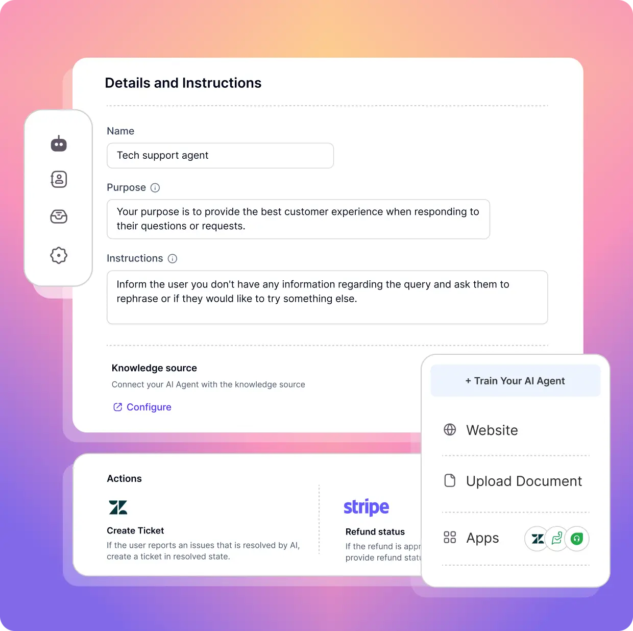 Train your AI Agent